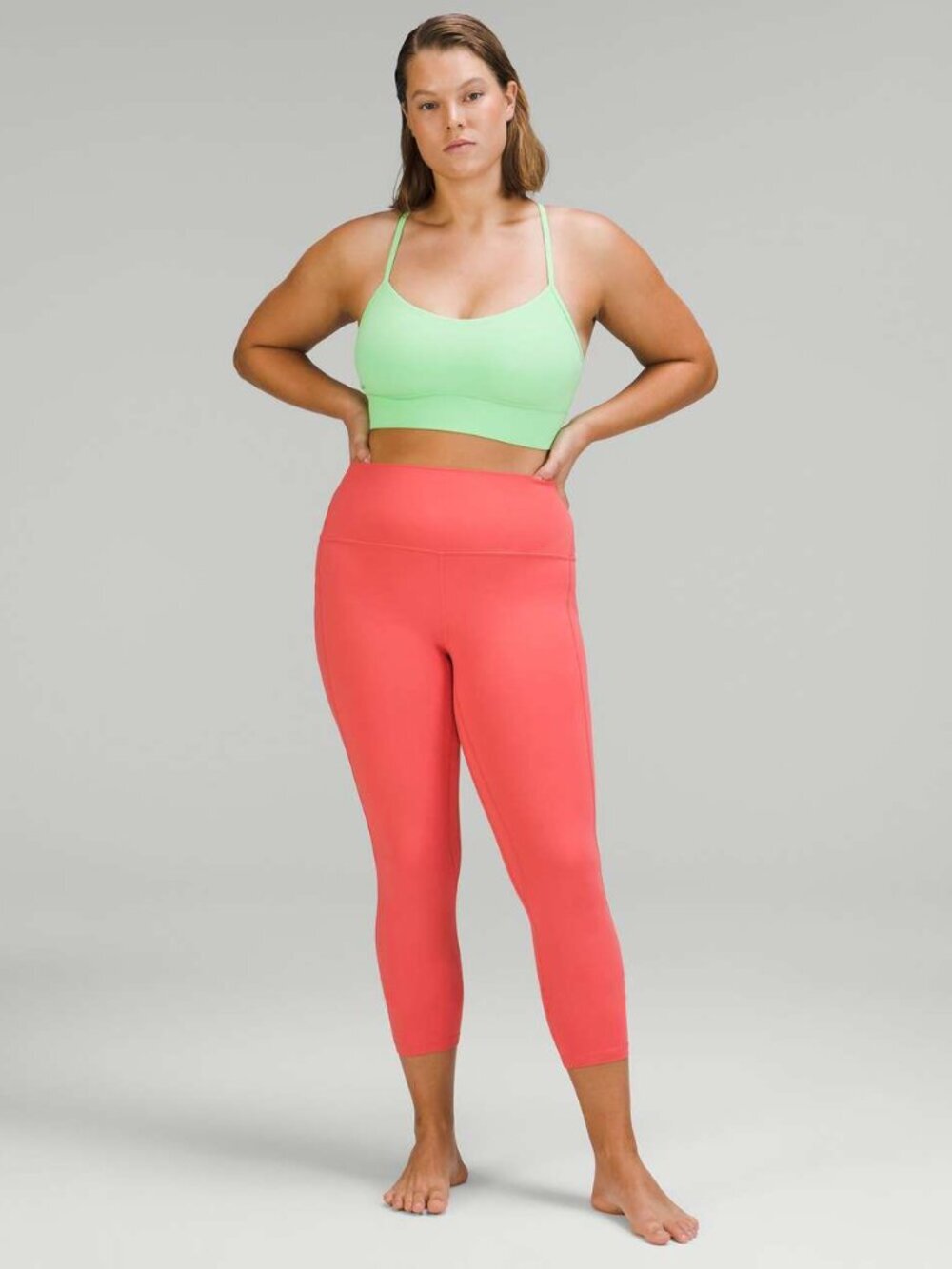 Lululemon Align High Rise with Pockets 25" Pale Raspberry Size 10 - Picture 4 of 7